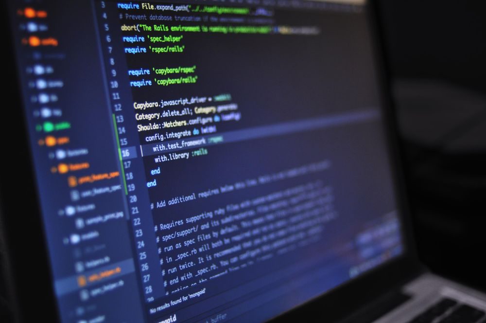 エディタに表示されたソースコード